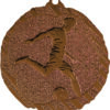 medalla futbol bronce
