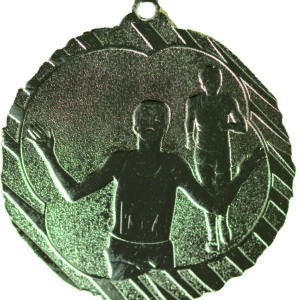 medalla atletismo plateada