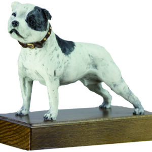 figura bulldog francés blanco