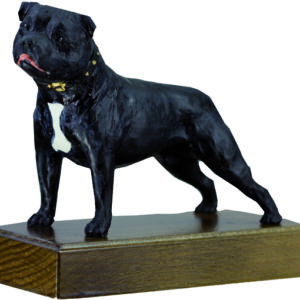 figura bulldog frances negro