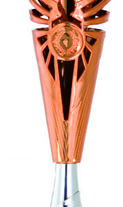 Trofeo Diseño Color Bronce 36 cm