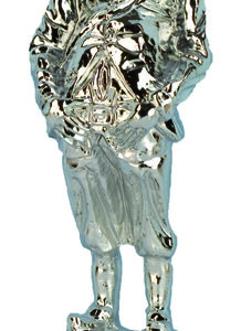 TROFEO SANCHO PANZA COLOR PLATA 24 cm