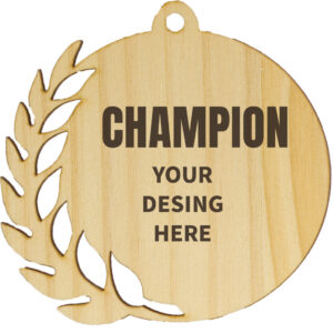 medallas originales en madera