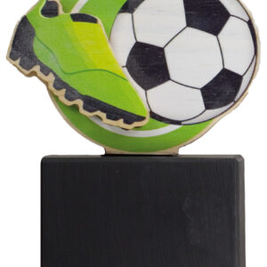 trofeos de madera futbol